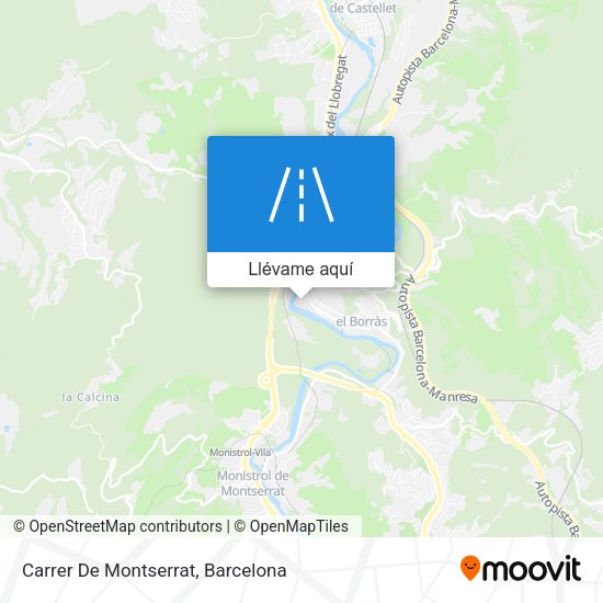 Mapa Carrer De Montserrat