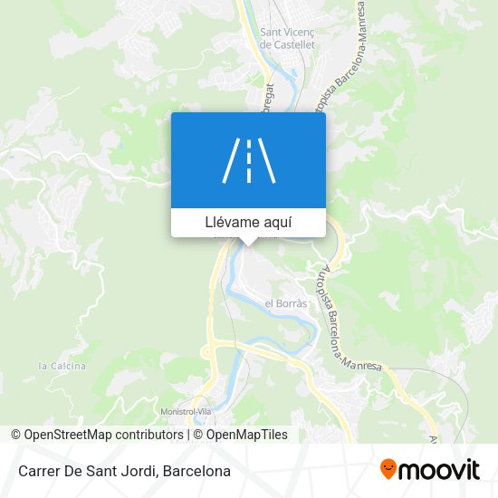 Mapa Carrer De Sant Jordi