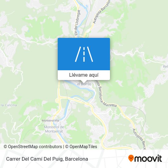 Mapa Carrer Del Camí Del Puig