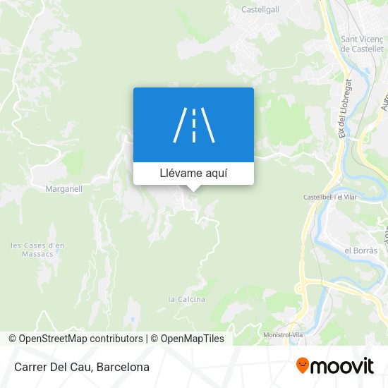 Mapa Carrer Del Cau