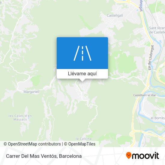 Mapa Carrer Del Mas Ventós
