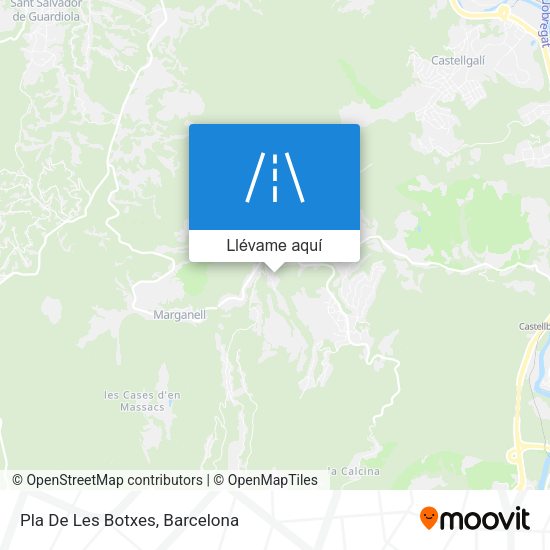 Mapa Pla De Les Botxes