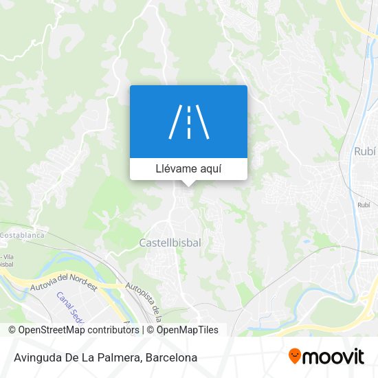 Mapa Avinguda De La Palmera