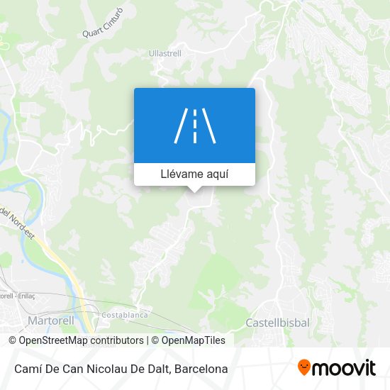 Mapa Camí De Can Nicolau De Dalt
