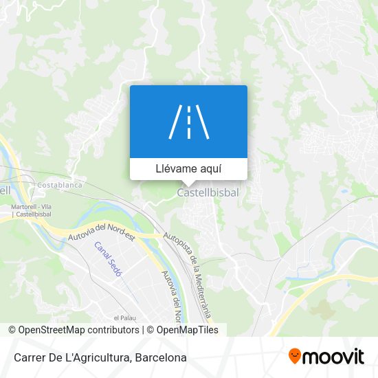 Mapa Carrer De L'Agricultura