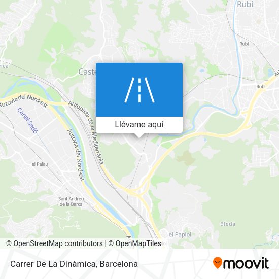 Mapa Carrer De La Dinàmica