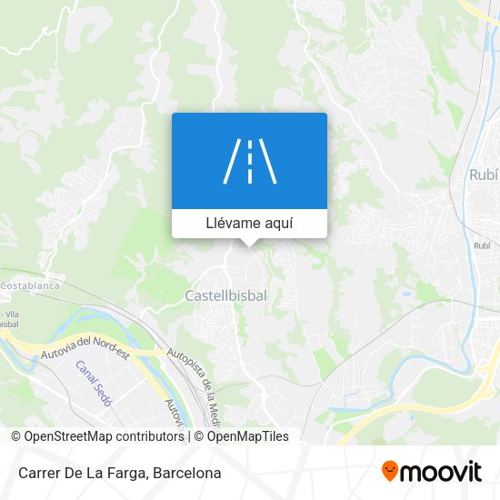 Mapa Carrer De La Farga