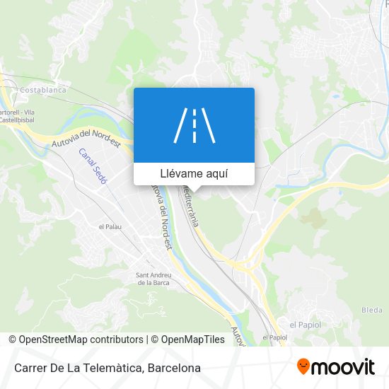 Mapa Carrer De La Telemàtica