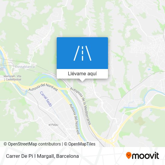 Mapa Carrer De Pi I Margall
