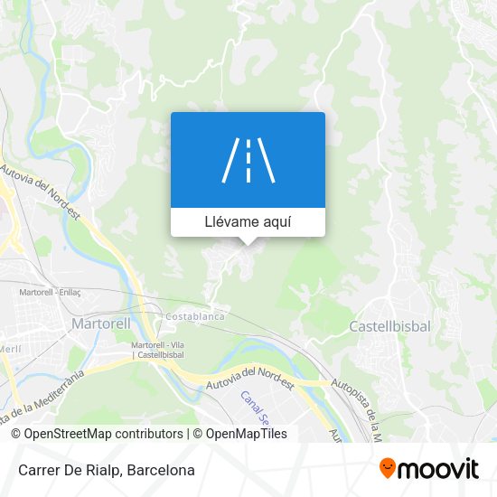 Mapa Carrer De Rialp