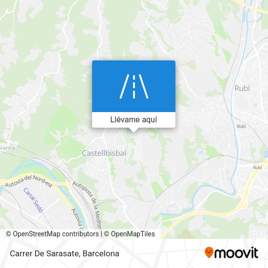 Mapa Carrer De Sarasate