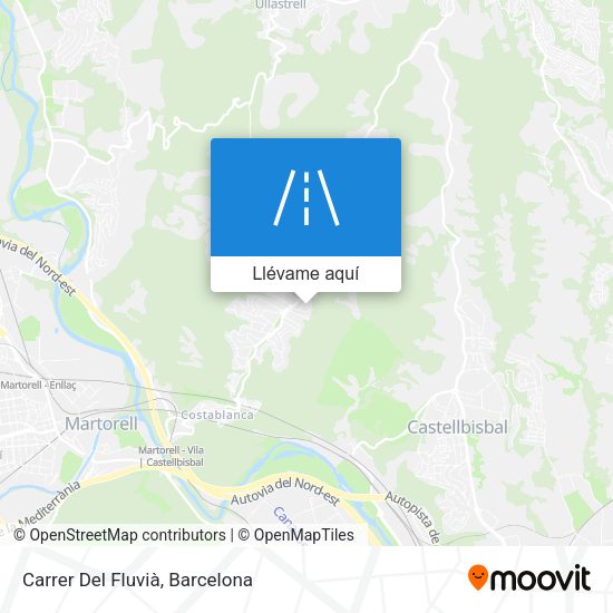 Mapa Carrer Del Fluvià