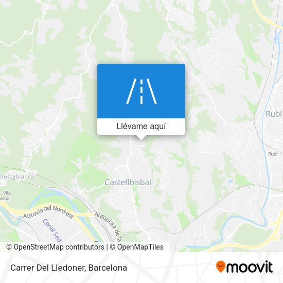 Mapa Carrer Del Lledoner
