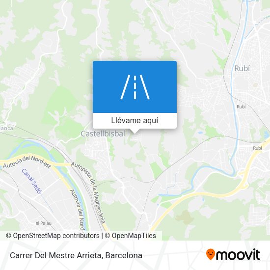 Mapa Carrer Del Mestre Arrieta