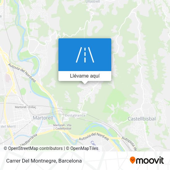 Mapa Carrer Del Montnegre