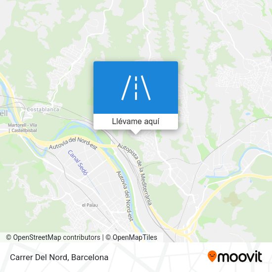 Mapa Carrer Del Nord