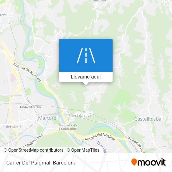 Mapa Carrer Del Puigmal