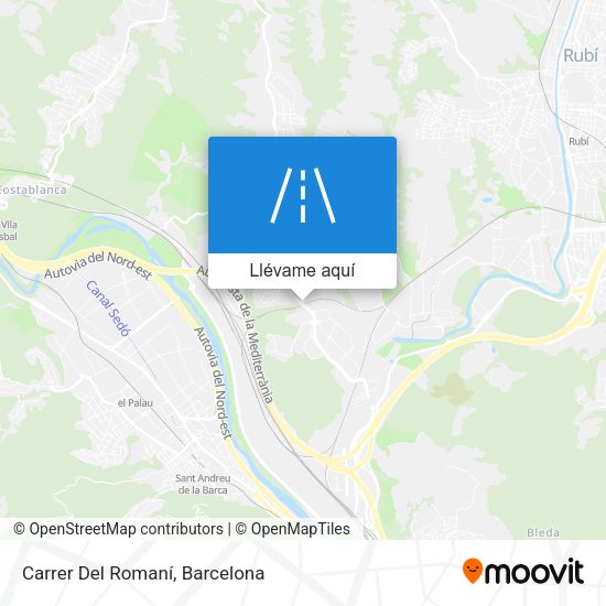 Mapa Carrer Del Romaní