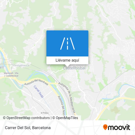 Mapa Carrer Del Sol