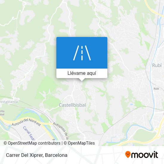 Mapa Carrer Del Xiprer