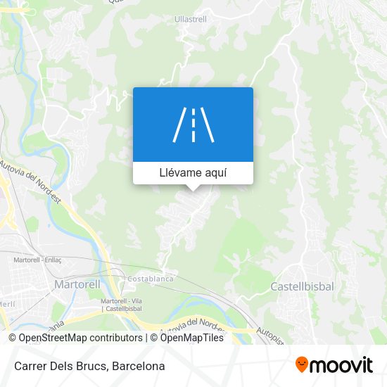 Mapa Carrer Dels Brucs