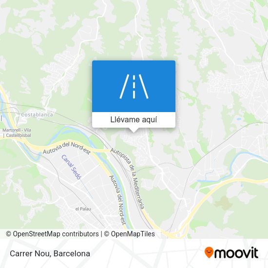 Mapa Carrer Nou