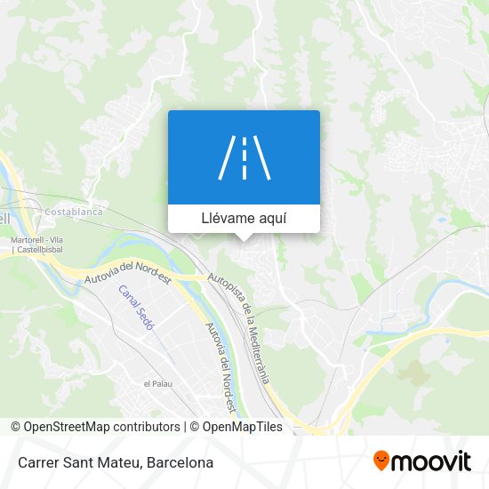 Mapa Carrer Sant Mateu