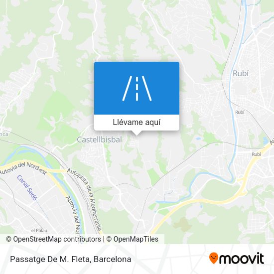 Mapa Passatge De M. Fleta