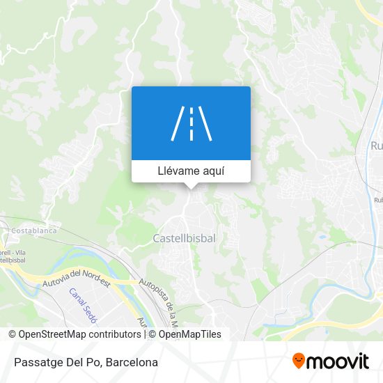 Mapa Passatge Del Po