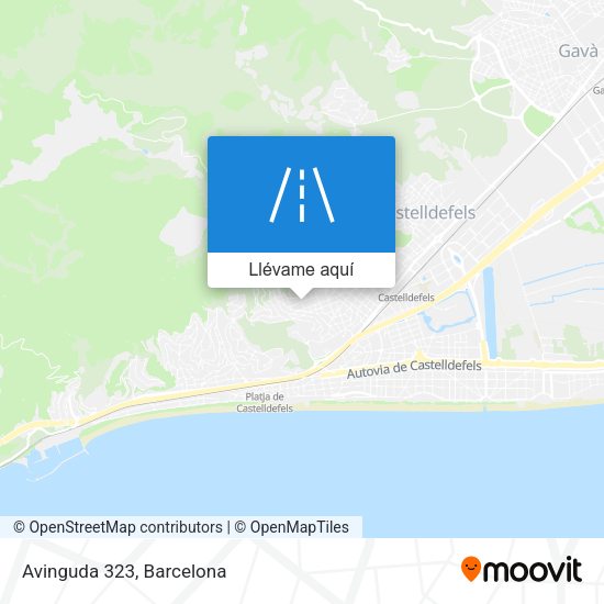 Mapa Avinguda 323