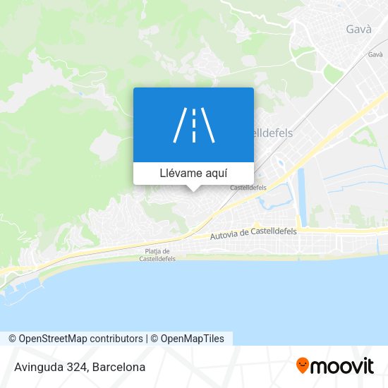 Mapa Avinguda 324