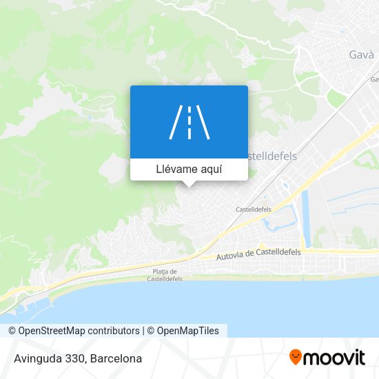 Mapa Avinguda 330