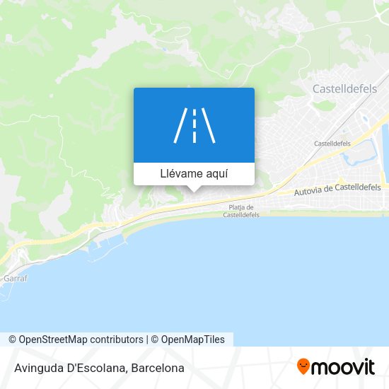 Mapa Avinguda D'Escolana