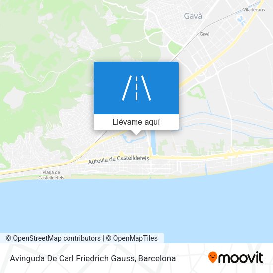 Mapa Avinguda De Carl Friedrich Gauss