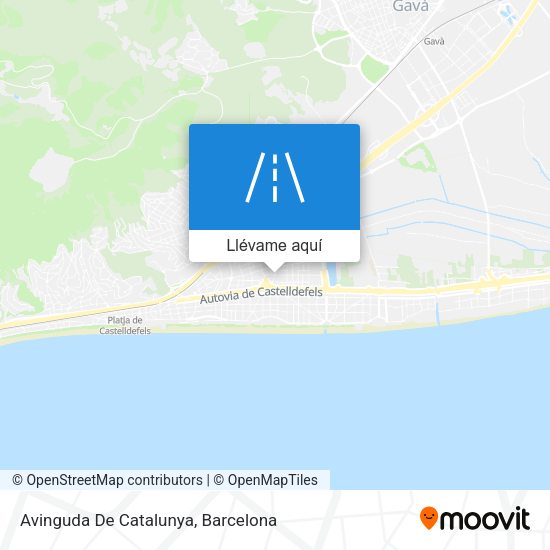 Mapa Avinguda De Catalunya