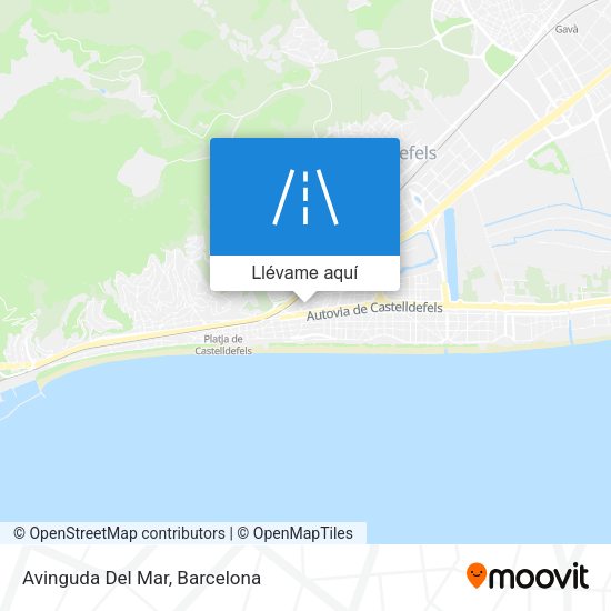 Mapa Avinguda Del Mar