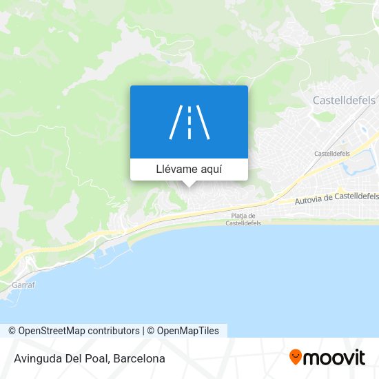 Mapa Avinguda Del Poal