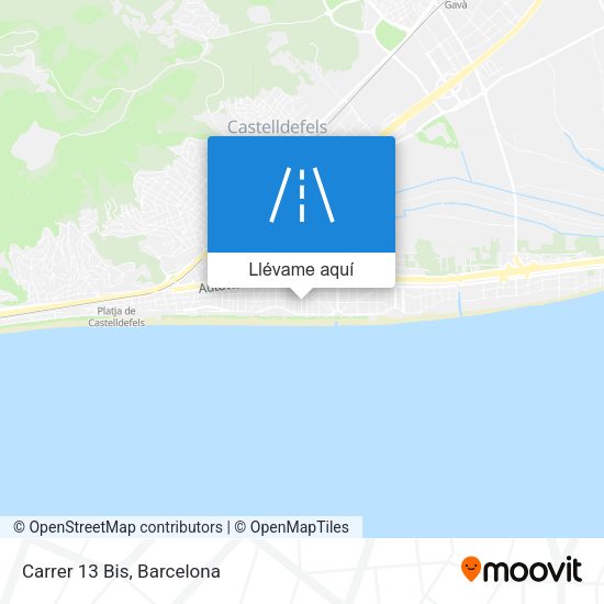 Mapa Carrer 13 Bis