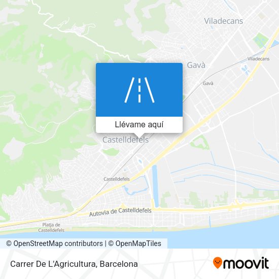 Mapa Carrer De L'Agricultura