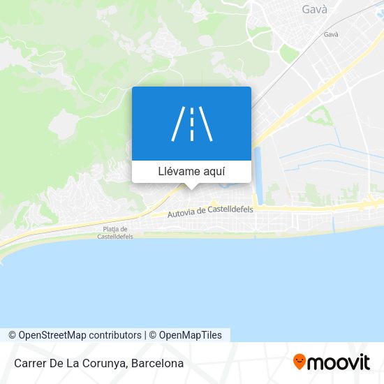Mapa Carrer De La Corunya