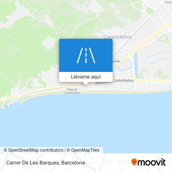 Mapa Carrer De Les Barques
