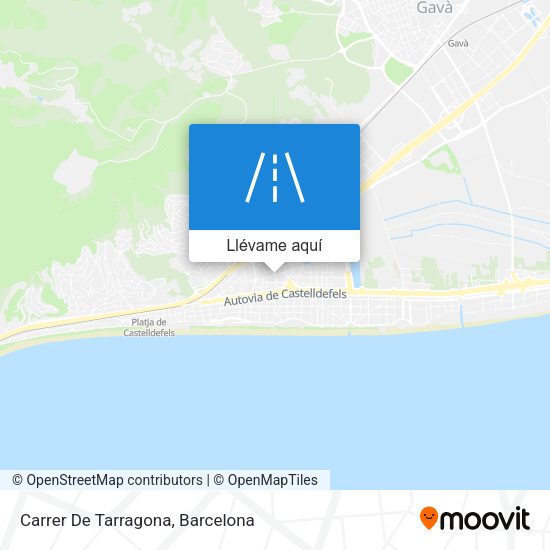 Mapa Carrer De Tarragona