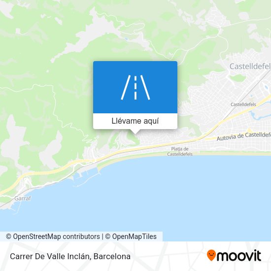 Mapa Carrer De Valle Inclán