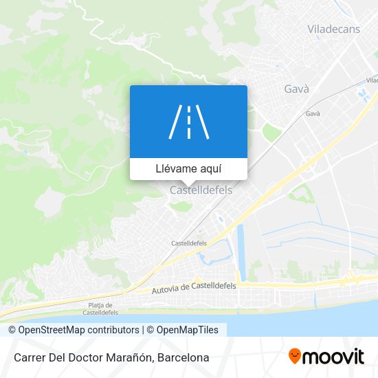 Mapa Carrer Del Doctor Marañón