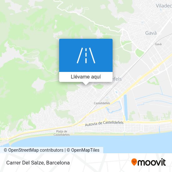 Mapa Carrer Del Salze