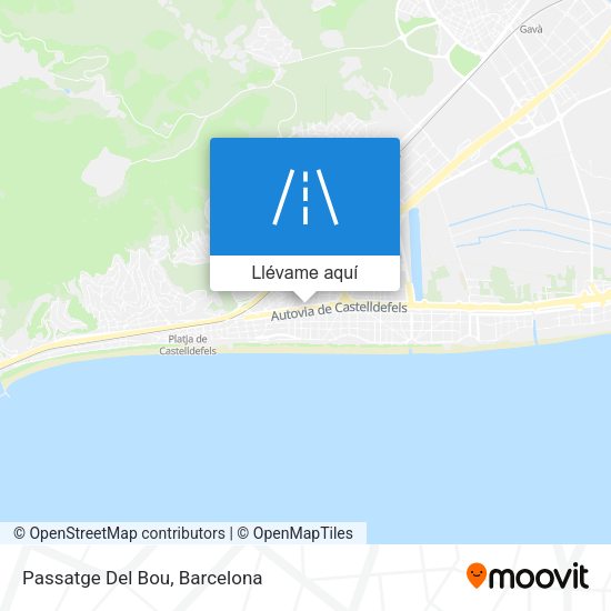 Mapa Passatge Del Bou