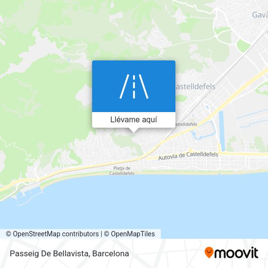 Mapa Passeig De Bellavista