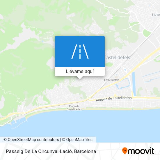 Mapa Passeig De La Circunval·Lació