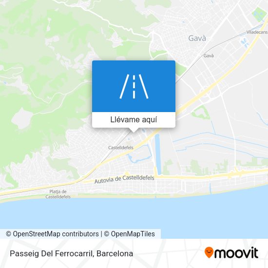 Mapa Passeig Del Ferrocarril