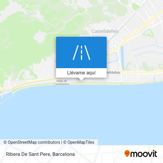 Mapa Ribera De Sant Pere